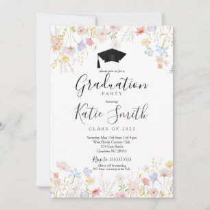 Convite à festa de formatura, Graduação em Flor Se