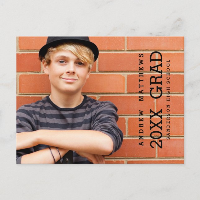 Convite à Festa de formatura Moderna (Frente)