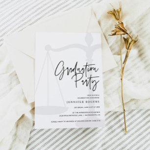 Convite à Festa de formatura na Faculdade de Direi