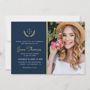 Convite à festa de formatura para Marinhos e esco