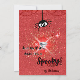 Convite à Festa de Halloween Chic Spooky