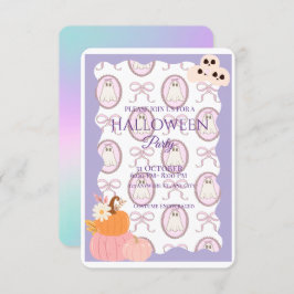 Convite à Festa de Halloween Cute Spooky