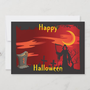 Convite à Festa de Halloween de Grim Reaper