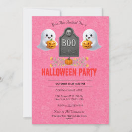 Convite à Festa de Halloween do Office Spooky