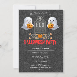 Convite à Festa de Halloween do Office Spooky