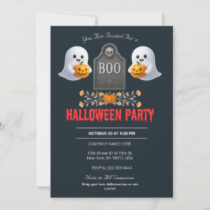 Convite à Festa de Halloween do Office Spooky