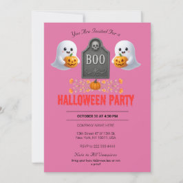 Convite à Festa de Halloween do Office Spooky