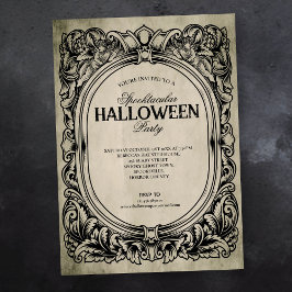 Convite à Festa de Halloween Gótica