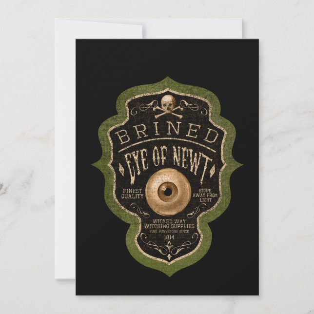 Convite à Festa de Halloween para Adultos - Assust (Frente)