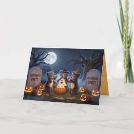 Convite à Festa de Halloween para Crianças