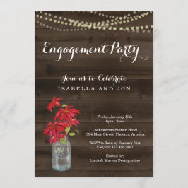 Convite à Festa de noivado de Natal Russo