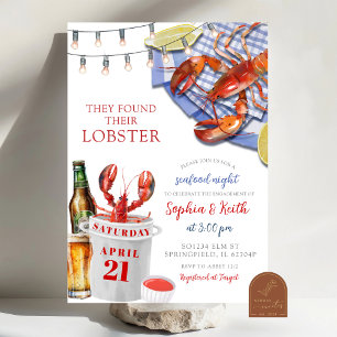 Convite à Festa de noivado Noturna de frutos do ma