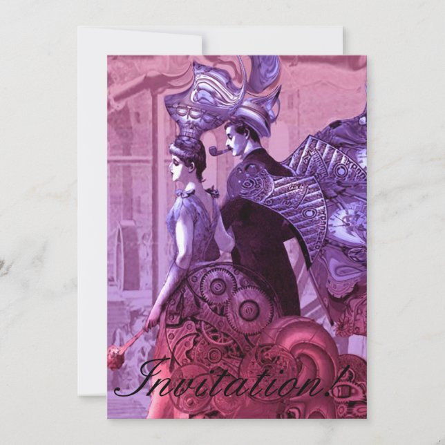 CONVITE À FESTA DE NOIVADO VINTAGE - DUAS IMAGENS (Frente)