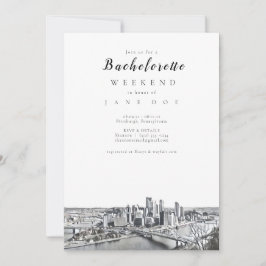 Convite à Festa de solteira de Pittsburgh