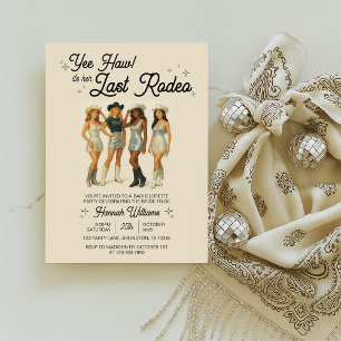 Convite à Festa de solteira de Rapariga Moderna Ro