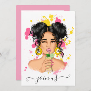 Convite à Festa de solteira de Verão