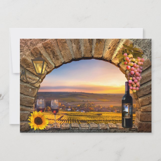 Convite à Festa de solteira de Vinha Pensada (Verso)