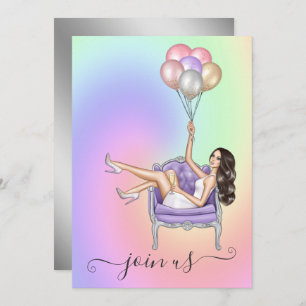 Convite à Festa de solteira Fashionista