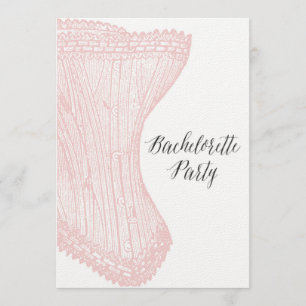 Convite à Festa de solteira Vintage
