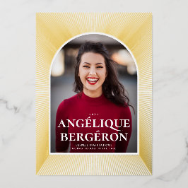 Convite à Folha de Graduação de Starburst