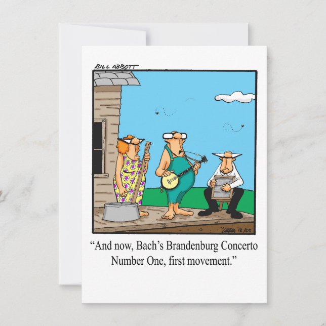 Convite à Graduação da Ensino de Música Engraçado (Frente)