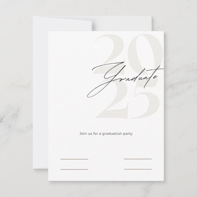 Convite à graduação de formandos 2025 (Frente)