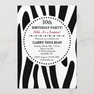 Convite à Impressão Zebra