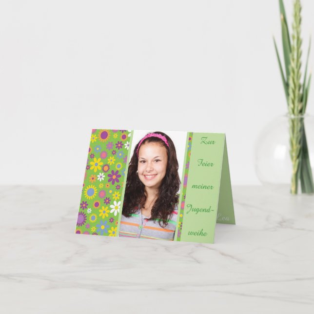 Convite à Jugendweihe (Frente)