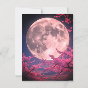 Convite à Lua Cheia e à Cereja - Elegante