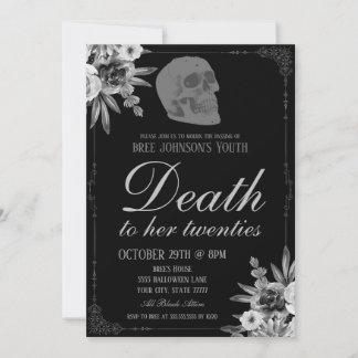 Convite À Morte Para Os Vinte Anos