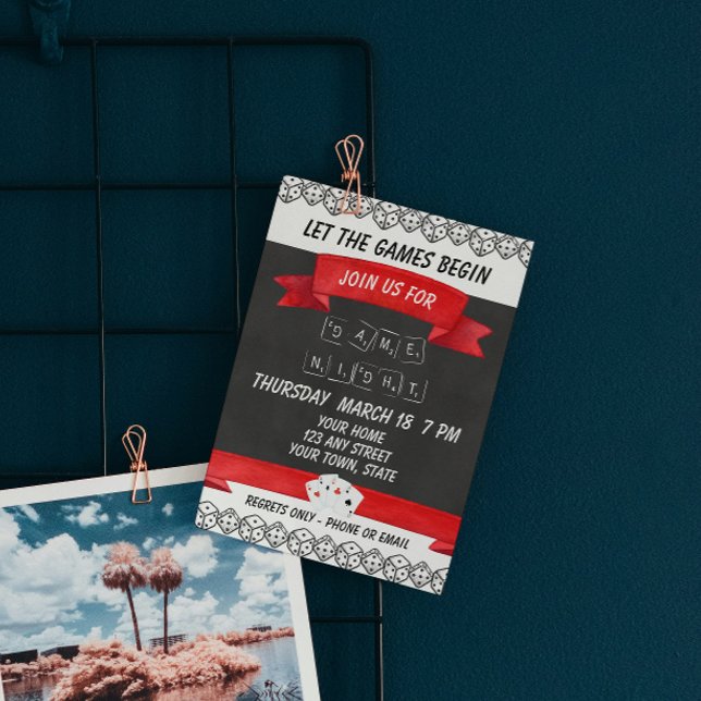 Convite à Noite de Jogo (Criador carregado)