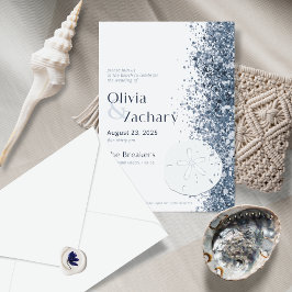 Convite à Noite do Dólar de Areia de Destino de Pr