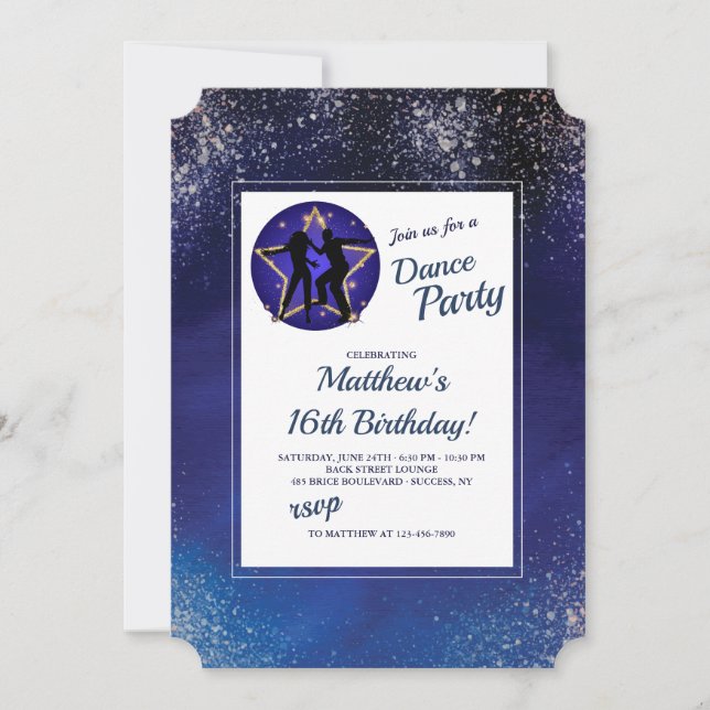 Convite à Noite Stellar (Frente)