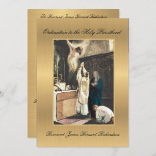 Convite à Ordenação Católica à Santa Sé