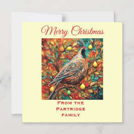 Convite A Partridge In A Pear Tree