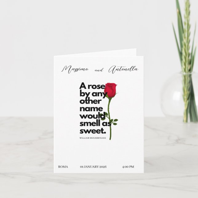 CONVITE À POESIA POR WILLIAM SHAKESPEARE (Frente)