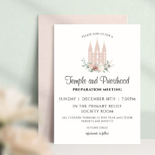 Convite à preparação de templo e de primatas