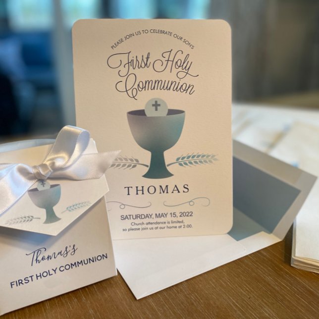 Convite à Primeira Comunhão - Comunidade Santa de  (Criador carregado)