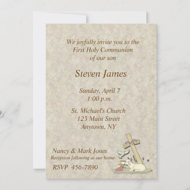 Convite à Primeira Comunicação (Frente)