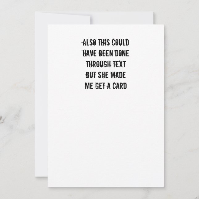 Convite à Proposta de padrinhos de casamento (Verso)