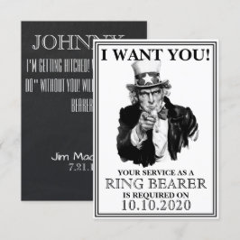 Convite à Proposta do Ring Bearer