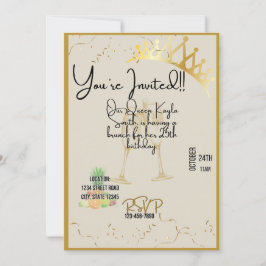 Convite à Rainha Aniversário