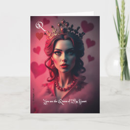 Convite A Rainha do Meu Cartaz de Namorados