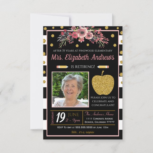 Convite à Reforma Escolar de Professores (Frente)