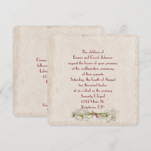 Convite à Renovação de Daisy e Pearl Vow