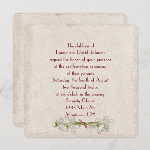 Convite à Renovação de Vacas Daisy e Pearl