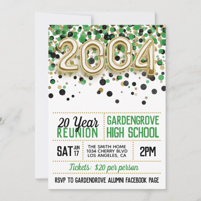 Convite à Reunião da Faculdade de Segundos graus d (Frente)