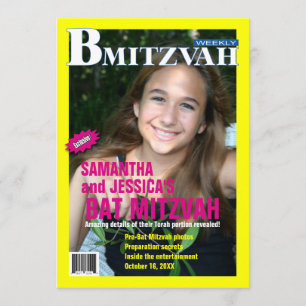 Convite À Revista B Mitzvah, B Não