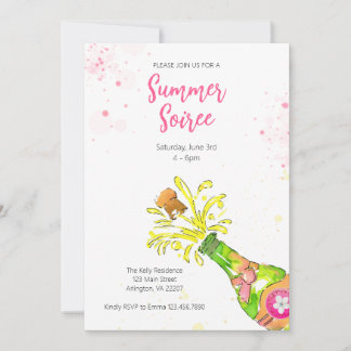 Convite à Summer Soirée - Partido dos Cocktail de 