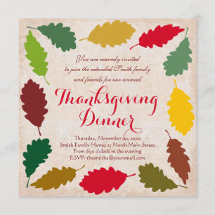 Convite a um comensal tradicional da acção de